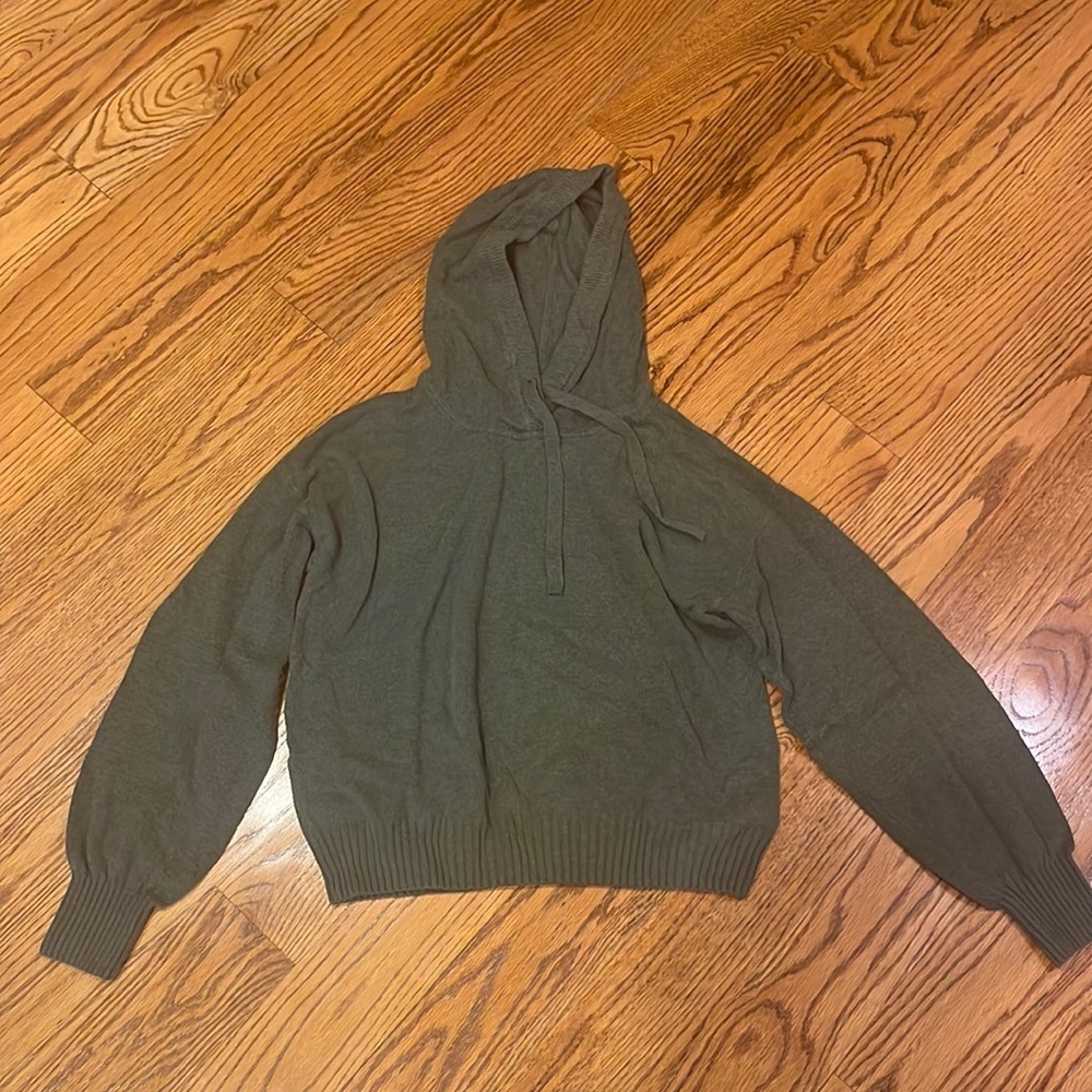 Gap Woman’s Green Hooded Sweater Size M